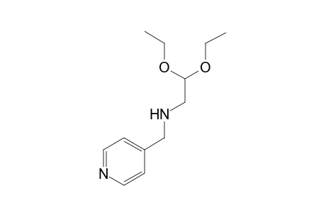 [(4-pyridylmethyl)amino]acetaldehyde, diethyl ester