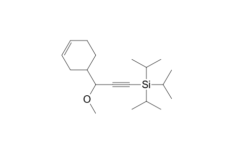 1-Triisopropylsilyl-3-methoxy-3-(3'-cyclohexenyl)-1-propyne