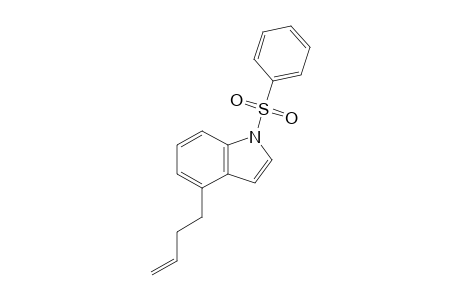 1-(Benzenesulfonyl)-4-but-3-enyl-indole