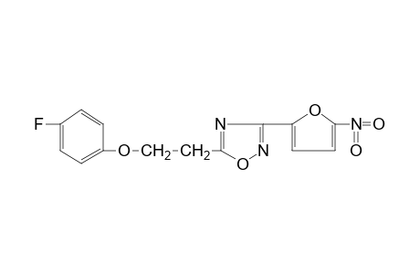 5-[2-(p-fluorophenoxy)ethyl]-3-(5-nitro-2-furyl)-1,2,4-oxadiazole