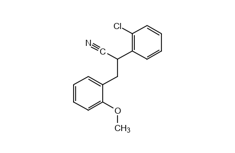 2-(o-chlorophenyl)-3-(o-methoxyphenyl)propionitrile