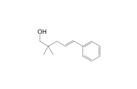 (E)-2,2-Dimethyl-5-phenylpent-4-en-1-ol