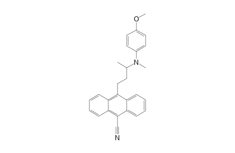 9-[3-[N-(4-Methoxyphenyl)-N-methylamino]butyl]-10-cyanoanthracene