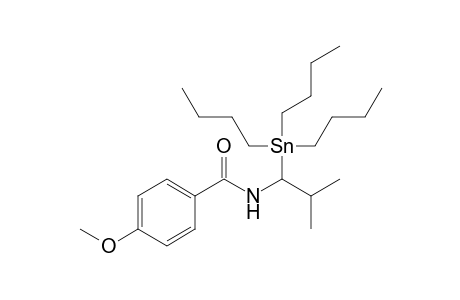 N-[1-(Tributylstannyl)-2-methylpropyl]-p-methoxybenzamide