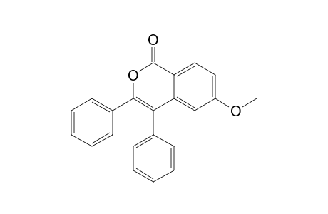 1H-2-Benzopyran-1-one, 6-methoxy-3,4-diphenyl-
