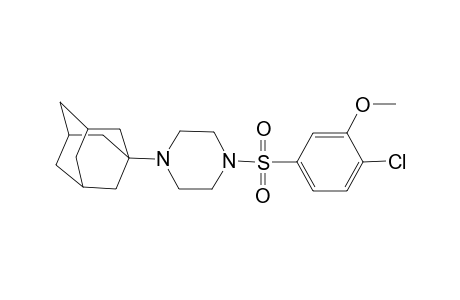 1-(1-adamantyl)-4-(4-chloranyl-3-methoxy-phenyl)sulfonyl-piperazine