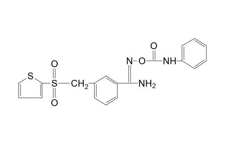 O-(phenylcarbamoyl)-alpha-[(2-thienyl)sulfonyl]-m-toluamidoxime