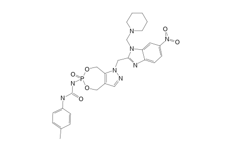 #9F;1-[1-[(6-NITRO-(PIPERIDINE-1-YL-METHYL)-1H-BENZO-[D]-IMIDAZOL-2-YL]-METHYL]-6-OXIDO-4,8-DIHYDRO-1H-[1,3,2]-DIOXAPHOSPHENO-[5,6-C]-PYRAZOL-6-YL-3-(PARA-TOLY