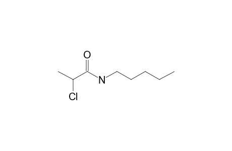 Propionamide, 2-chloro-N-pentyl-