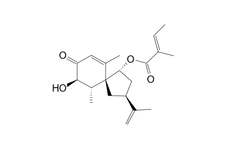 (3R,4S,5R,7S,9R)-3-Hydroxy-9-[(tigloyl)oxy]-Solavetivone