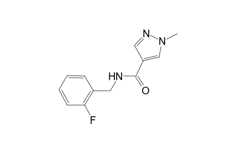 N-(2-fluorobenzyl)-1-methyl-1H-pyrazole-4-carboxamide