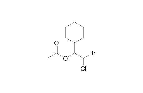 (2-bromanyl-2-chloranyl-1-cyclohexyl-ethyl) ethanoate