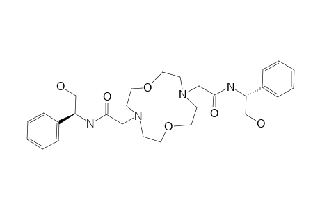 (S,S)-1,7-BIS-(4-PHENYL-5-HYDROXY-2-OXO-3-AZAPENTYL)-1,7-DIAZA-12-CROWN-4-LIGAND