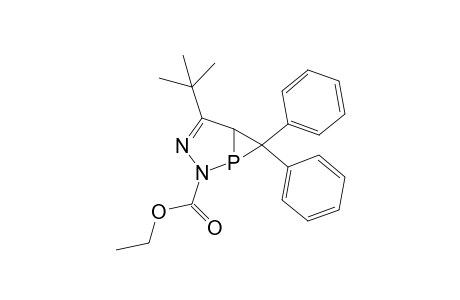 2-ETHOXYCARBONYL-4-(TERT.-BUTYL)-6,6-DIPHENYL-2,3-DIAZA-1-PHOSPHABICYCLO-[3.1.0]-HEX-3-ENE