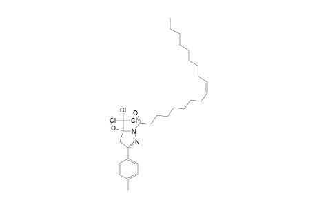 (Z)-1-[3-(4-METHYLPHENYL)-5-HYDROXY-5-(TRICHLOROMETHYL)-4,5-DIHYDROPYRAZOL-1-YL]-OCTADEC-9-EN-1-ONE