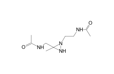 3-(ACETAMIDOMETHYL)-3-METHYL-3-(2-ACETAMIDOETHYL)DIAZIRIDINE