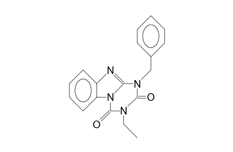 1-(benzyl)-3-ethyl-[1,3,5]triazino[5,6-a]benzimidazole-2,4-quinone