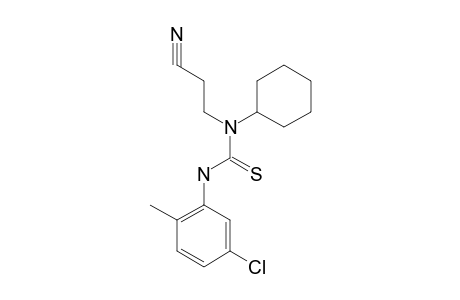 3-(5-chloro-o-tolyl)-1-(2-cyanoethyl)-1-cyclohexyl-2-thiourea
