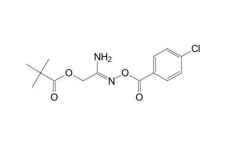 O-(p-chlorobenzoyl)glycolamidoxime, pivalate (ester)