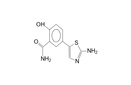 2-amino-5-(3-carbamoyl-4-hydroxyphenyl)thiazole