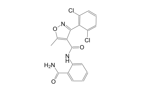 N-[2-(aminocarbonyl)phenyl]-3-(2,6-dichlorophenyl)-5-methyl-4-isoxazolecarboxamide