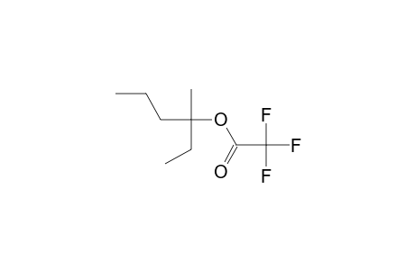 trifluoroacetic acid, 3-methyl-3-hexyl ester