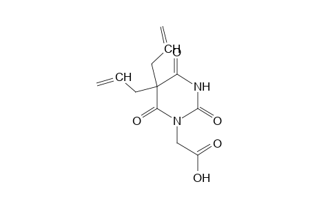 5,5-diallylhexahydro-2,4,6-trioxo-1-pyrimidineacetic acid