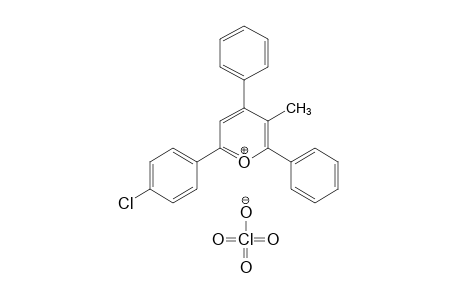 6-(p-chlorophenyl)-2,4-diphenyl-3-methylpyrylium perchlorate