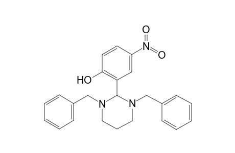 2-(1,3-dibenzyl-1,3-diazinan-2-yl)-4-nitrophenol