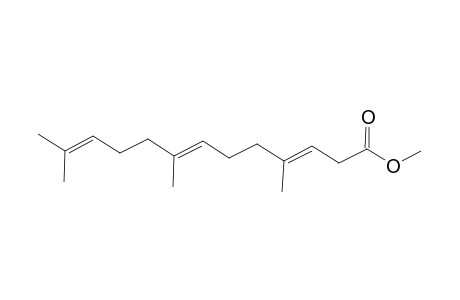 3,7,11-Tridecatrienoic acid, 4,8,12-trimethyl-, methyl ester, (E,E)-