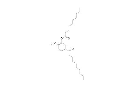 3'-hydroxy-4'-methoxydecanophenone, decanoate