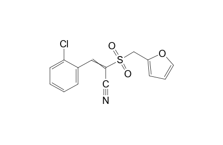 o-chloro-alpha-(furfurylsulfonyl)cinnamonitrile