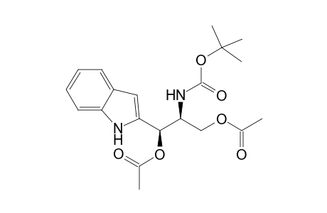 2-[(1R,2S)-2-(tert-Butoxycarbonylamino)-1,3-diacetyloxy)propyl]indole