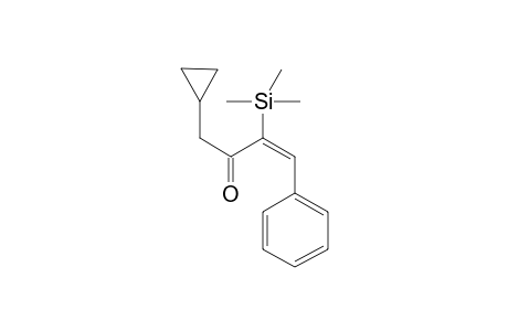 1-Cyclopropyl-3-trimethylsilyl-4-phenylbut-3-enone