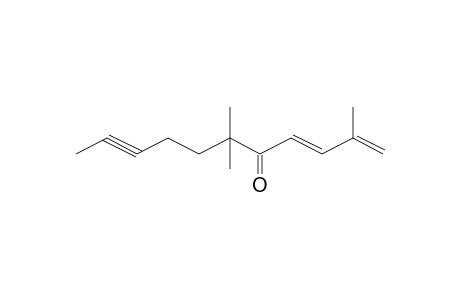 (3E)-2,6,6-Trimethyl-1,3-undecadien-9-yn-5-one