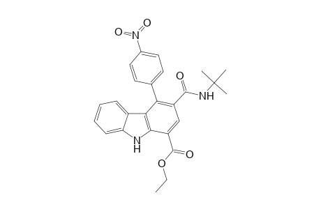 3-{[(1,1-Dimethylethyl)amino]carbonyl}-4-(4-nitrophenyl)-9H-carbazole-1-carboxylic acid ethyl ester