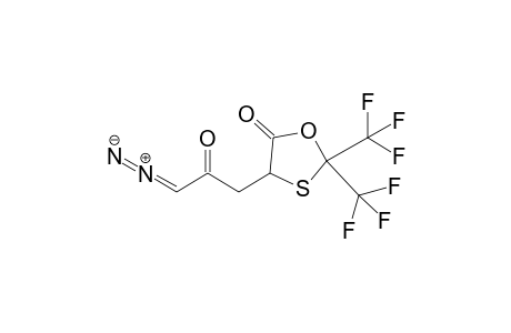 4-(3-DIAZO-2-OXOPROPYL)-2,2-BIS-(TRIFLUOROMETHYL)-1,3-OXATHIOLAN-5-ONE