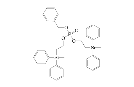 BIS-[2-(METHYL-DIPHENYLSILYL)-ETHYL]-BENZYL-PHOSPHATE