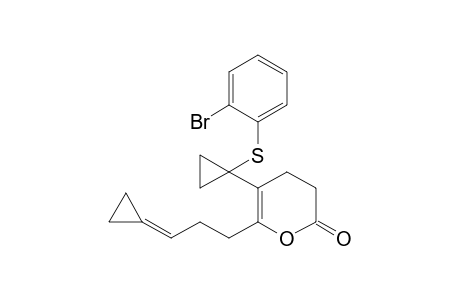 5-[1-(2-bromophenyl)sulfanylcyclopropyl]-6-(3-cyclopropylidenepropyl)-3,4-dihydropyran-2-one