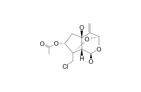 1,5-DIHYDROXY-3,8-EPOXYVALECHLORINE_A