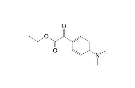 Benzeneacetic acid, 4-(dimethylamino)-.alpha.-oxo-, ethyl ester