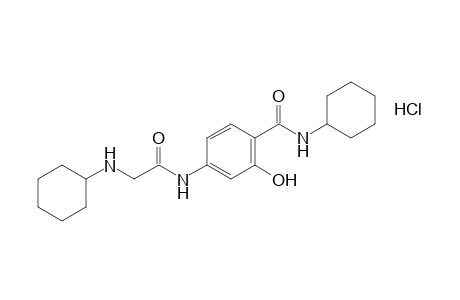 2-(cyclohexylamino)-4'-(cyclohexylcarbamoyl)-3'-hydroxyacetanilide, hydrochloride