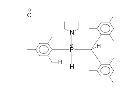 DIETHYLAMINO(DIMESITYLMETHYL)MESITYLPHOSPHONIUM CHLORIDE