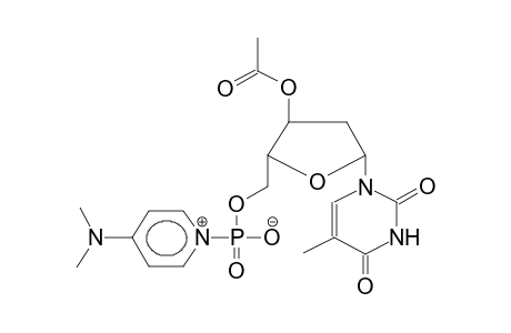 3'-O-ACETYLTHYMIDINE-5'-(PARA-DIMETHYLAMINOPYRIDYL)PHOSPHATE, BETAINE