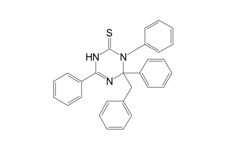 3,4,6-triphenyl-4-(phenylmethyl)-1H-1,3,5-triazine-2-thione