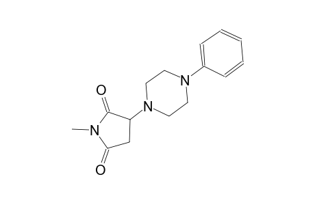 1-Methyl-3-(4-phenyl-1-piperazinyl)-2,5-pyrrolidinedione