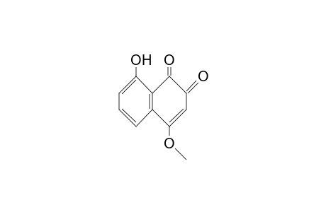 1,2-Naphthalenedione, 8-hydroxy-4-methoxy-