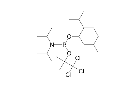 menthyl-[1-methyl-1-(trichloromethyl)ethyl]-diisopropylphosphoramidite