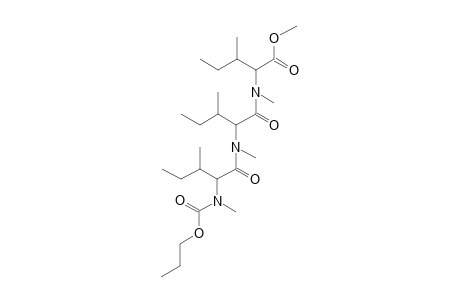 ile-ile-ile, N,N',N''-Trimethyl-N-(N-propyloxycarbonyl)-, methyl ester (isomer 2)