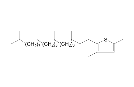 THIOPHENE, 3,5-DIMETHYL-2-(3,7,11,15-TETRAMETHYLHEXADECYL)-